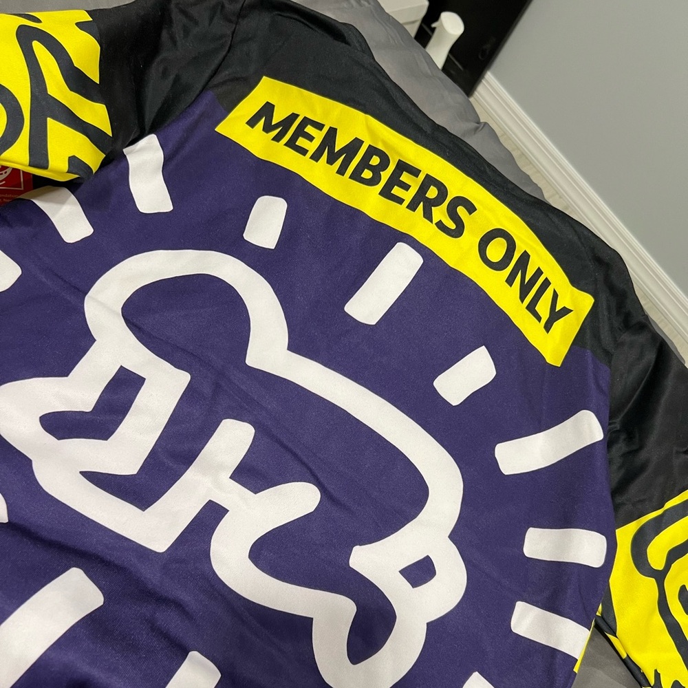 K Haring members only sweatshirt hoodie